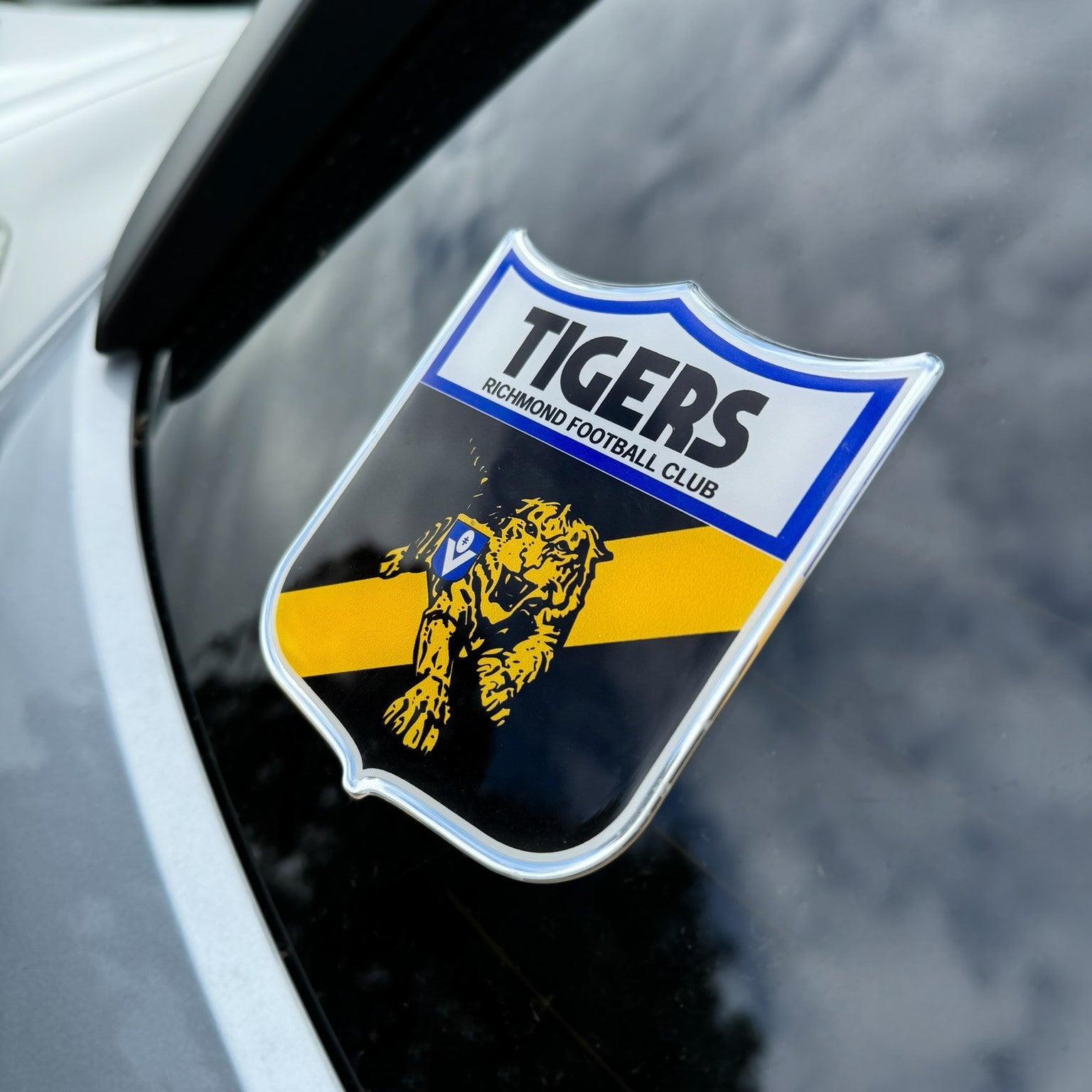 AFL Richmond Tigers Yellow Car Sunshade V7 AFL Richmond Tigers Yellow Car Sunshade V7