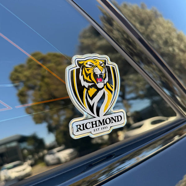 Richmond Tigers Premium Chrome Car Decal Coated Auto Sticker