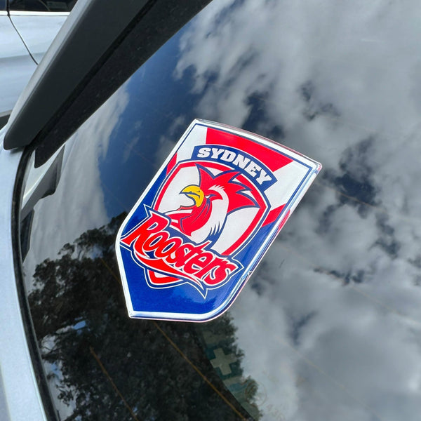 Sydney Roosters NRL Premium Chrome Logo Decal Sticker