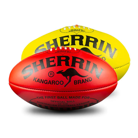 Sherrin Kangaroo Brand KB Game Ball Leather size 5 Football