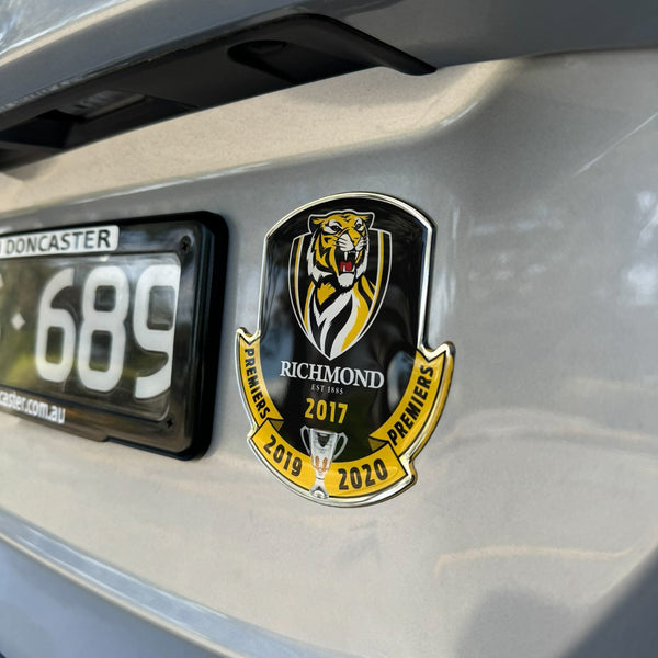 Richmond Tigers Dynasty Chrome Logo Decal Sticker