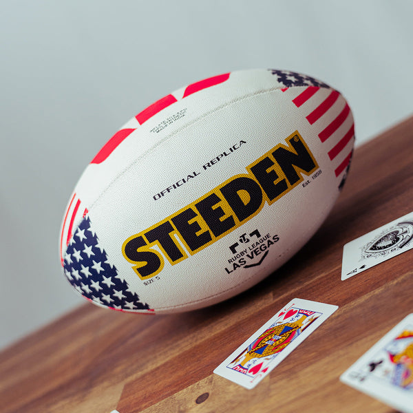 Steeden NRL 2025 Las Vegas Replica Match Ball