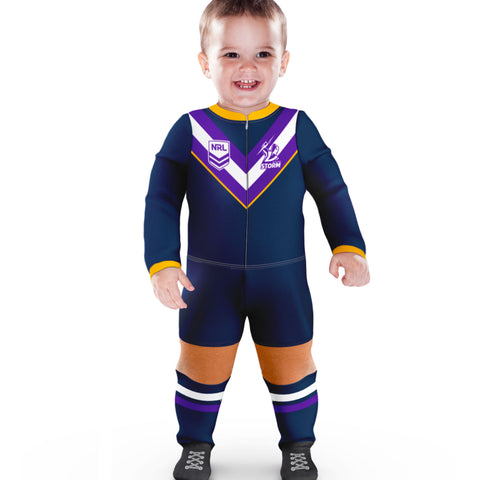 Melbourne Storm NRL Baby Infant Romper Jumpsuit