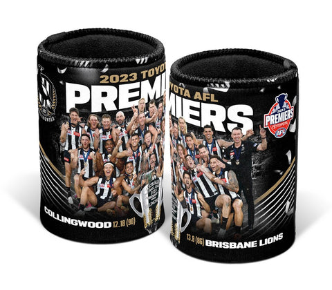 Collingwood Magpies 2023 Premiers Image Can Cooler PH2