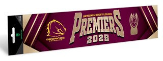 PREORDER - Brisbane Broncos NRL 2025 Premiers Bumper Sticker PH1