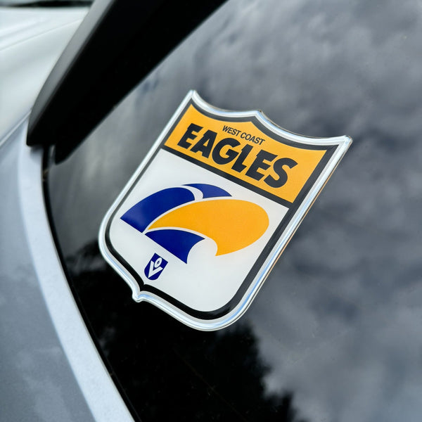 West Coast Eagles Retro Logo Car Decal Coated Auto Sticker