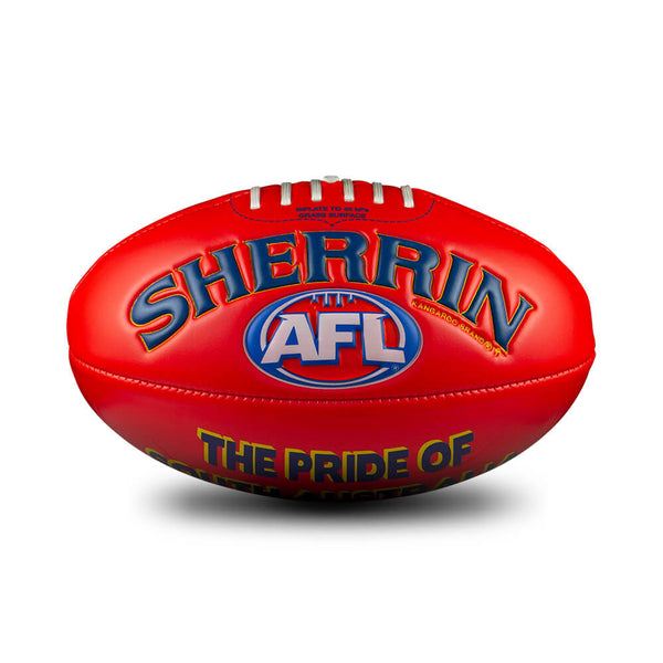 Adelaide Crows Sherrin Super Soft Touch - Red Size 3