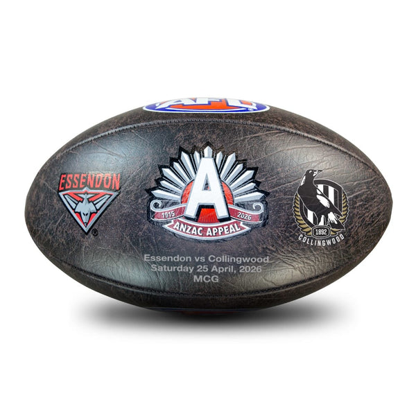 Sherrin Roffey AFL Sherrin Anzac 2026 Day Ball PVC size 5