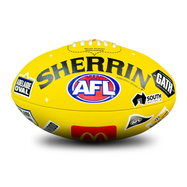 Sherrin 2024 AFL Gather Round Leather Replica Game Football size 5