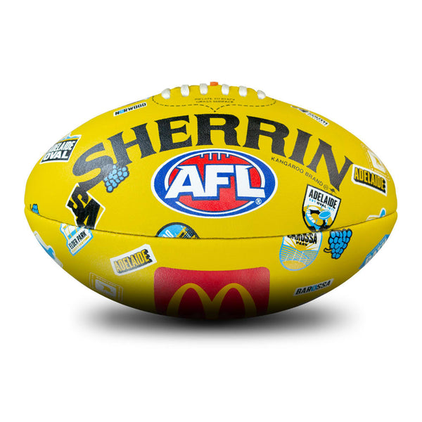 Sherrin AFL Gather Round 2026 Replica Leather Game Football size 5