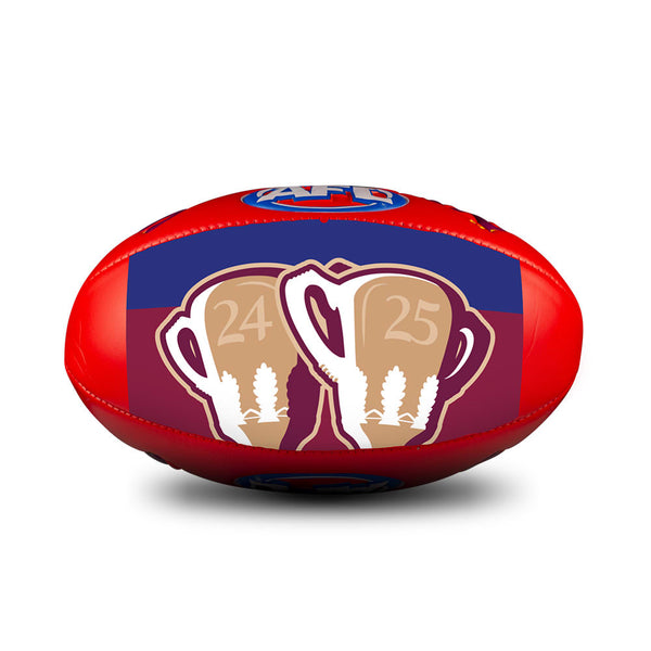 PREORDER - Brisbane Lions 2025 Premiers Sherrin Super Soft Touch Football size 3