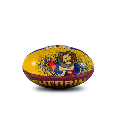 Brisbane Lions Sherrin PVC Softie Mascot 20cm Football