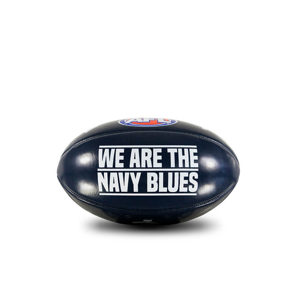 Carlton Blues Sherrin PVC Softie Mascot 20cm Football