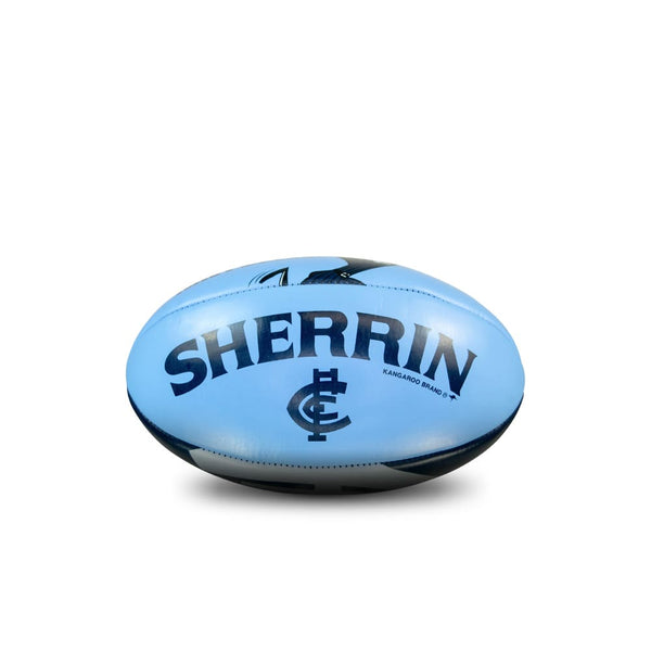 Carlton Blues AFL Sherrin PVC Mascot Ball 20cm