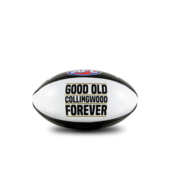 Collingwood Magpies Sherrin PVC Softie Mascot 20cm Football