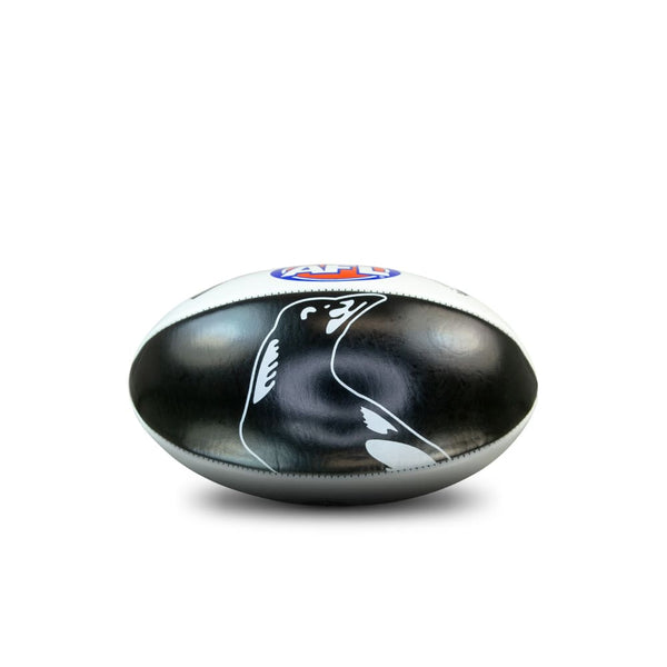 Collingwood Magpies AFL Sherrin PVC Mascot Ball 20cm