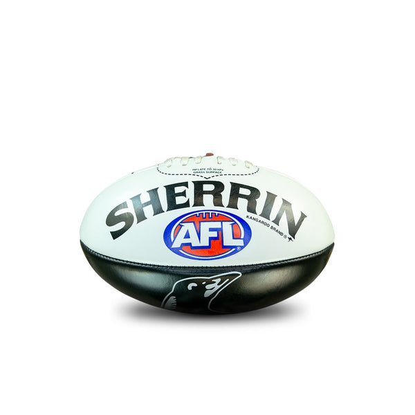 Collingwood Magpies AFL Sherrin PVC Mascot Ball 20cm
