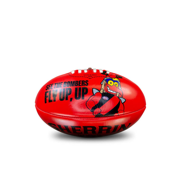 Essendon Bombers AFL Sherrin PVC Mascot Ball 20cm