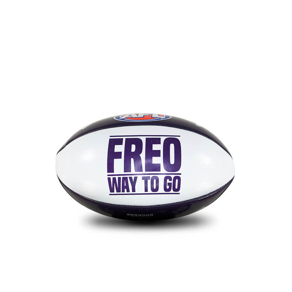 Fremantle Dockers Sherrin PVC Softie Mascot 20cm Football