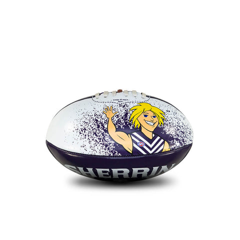 Fremantle Dockers Sherrin PVC Softie Mascot 20cm Football