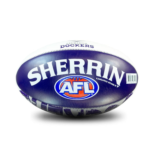 Fremantle Dockers AFL Sherrin size 3 Team Icon Ball
