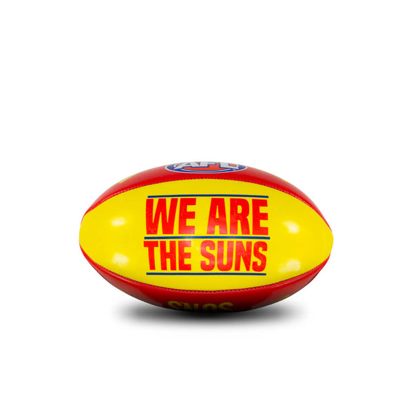 Gold Coast Suns Sherrin PVC Softie Mascot 20cm Football