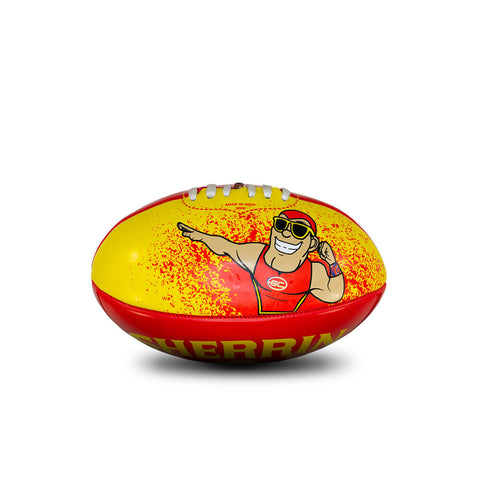 Gold Coast Suns Sherrin PVC Softie Mascot 20cm Football