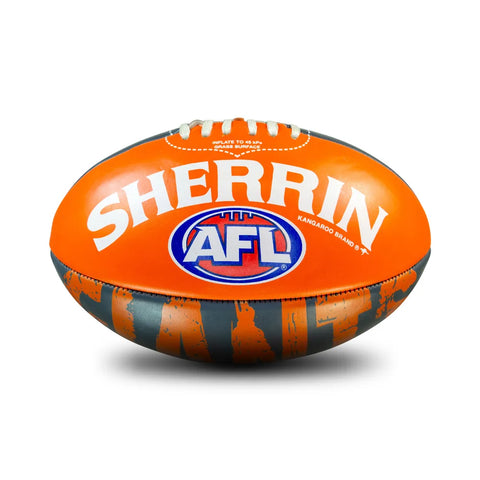 Greater Western Sydney GWS Giants AFL Sherrin size 3 Team Icon Ball