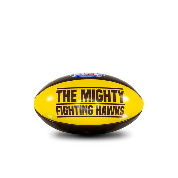 Hawthorn Hawks Sherrin PVC Softie Mascot 20cm Football