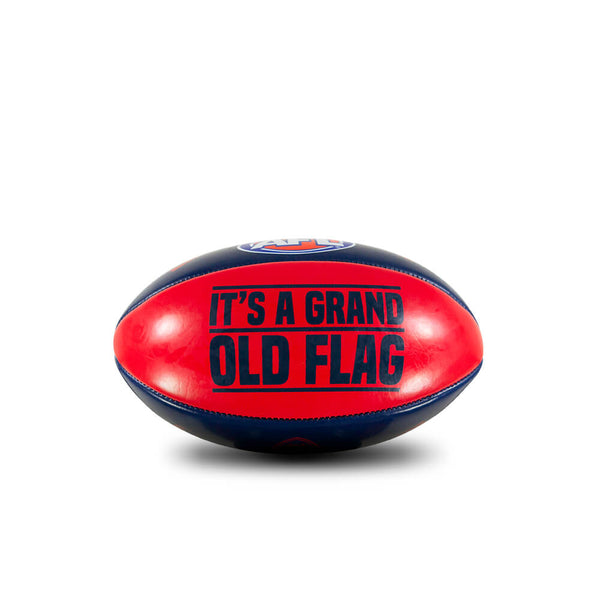 Melbourne Demons Sherrin PVC Softie Mascot 20cm Football