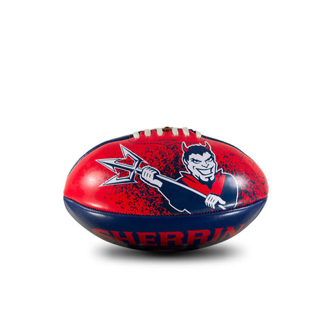 Melbourne Demons Sherrin PVC Softie Mascot 20cm Football