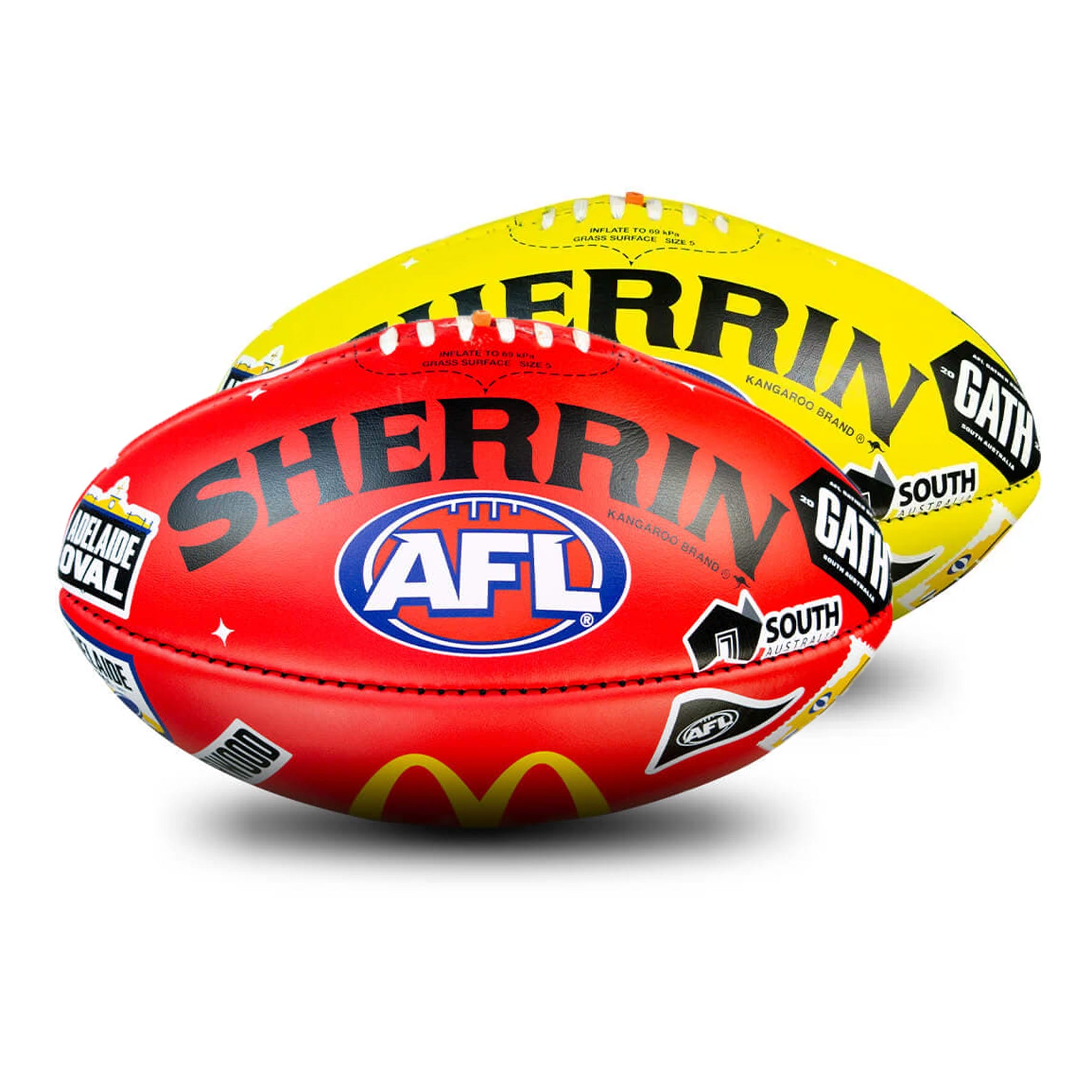Sher Rind Sherrin 2024 AFL Gather Round Official Game Ball Leather size 5