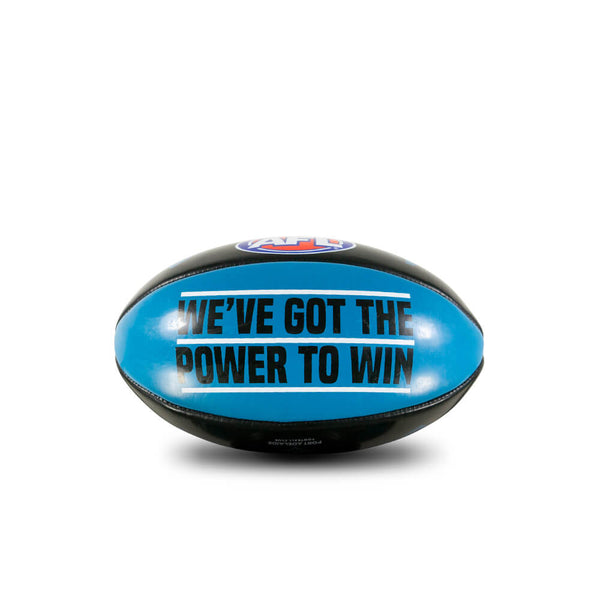 Port Adelaide Power Sherrin PVC Softie Mascot 20cm Football