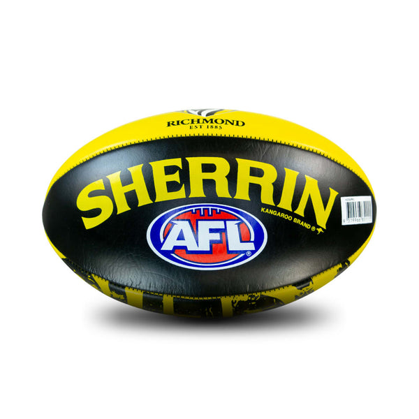 Richmond Tigers AFL Sherrin size 3 Team Icon Ball