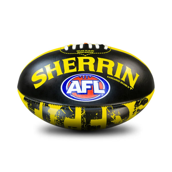 Richmond Tigers AFL Sherrin size 3 Team Icon Ball