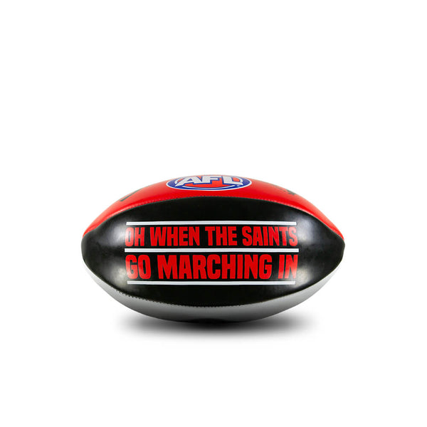 St Kilda Saints Sherrin PVC Softie Mascot 20cm Football