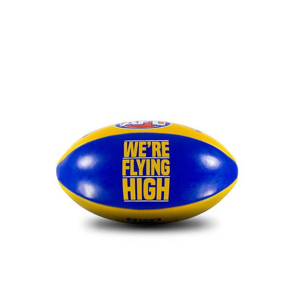 West Coast Eagles Sherrin PVC Softie Mascot 20cm Football