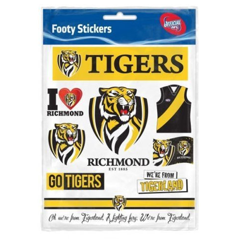 Richmond Tigers Club Stickers - Spectator Sports Online