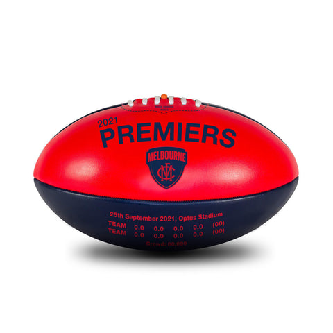 Melbourne Demons Sherrin 2021 Premiers PVC Football size 3