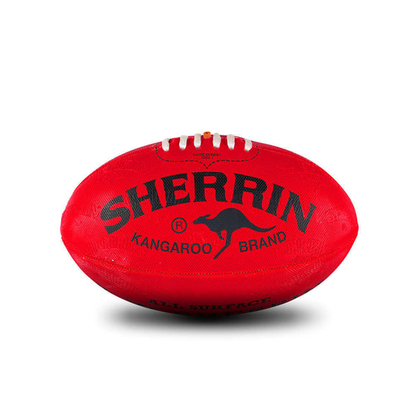 Sherrin KB Synthetic All Surface Football Red