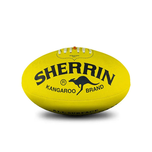 Sherrin KB Synthetic All Surface Football Yellow
