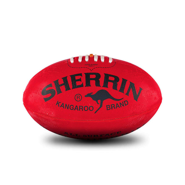 Sherrin KB Synthetic All Surface Football Red