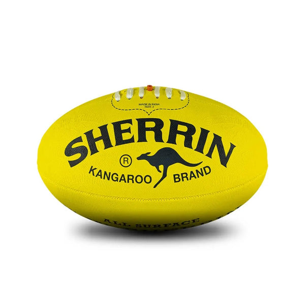 Sherrin KB Synthetic All Surface Football Yellow
