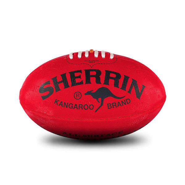 Sherrin KB Synthetic All Surface Football Red