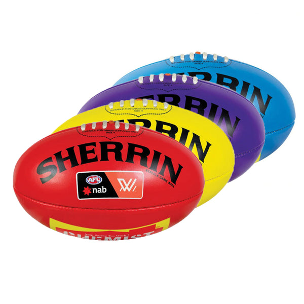 Sherrin AFLW Women PVC Replica Game Ball size 4