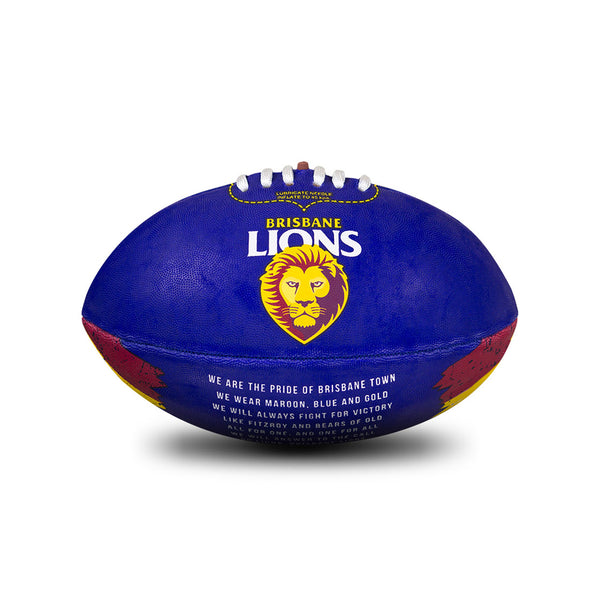 Brisbane Lions Kids Youths AFL Auskick Playing Pack with Football