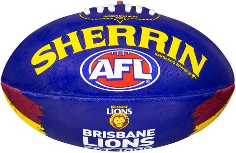 Brisbane Lions Sherrin Team Song Football
