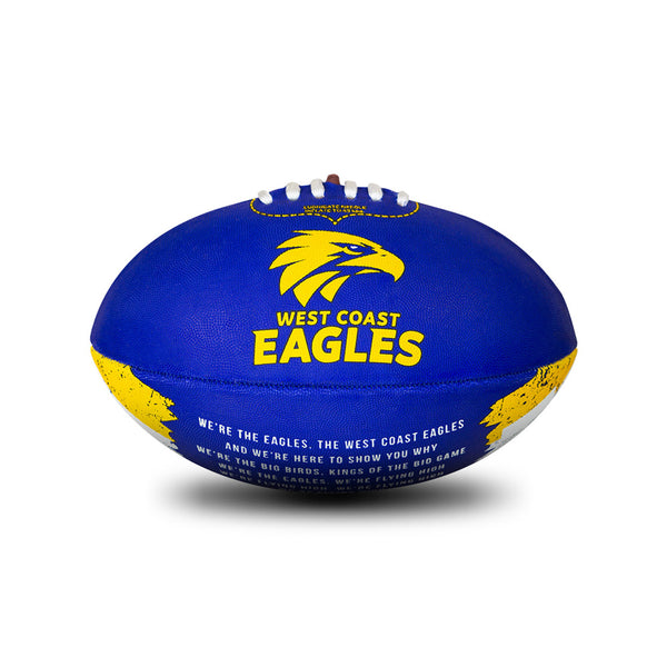 West Coast Eagles Sherrin Team Song Football