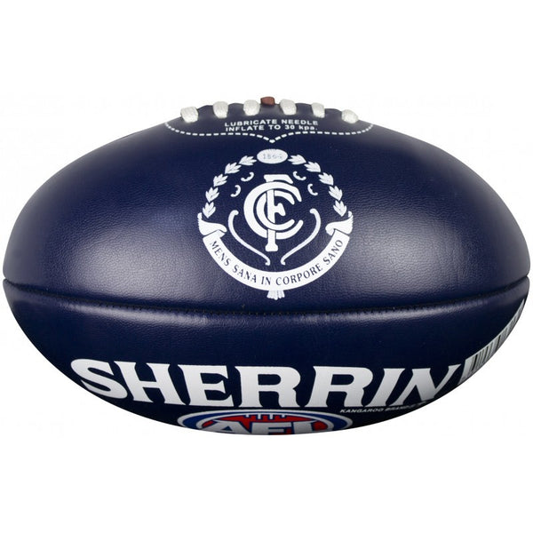 Carlton Blues Sherrin Softie 20cm Football
