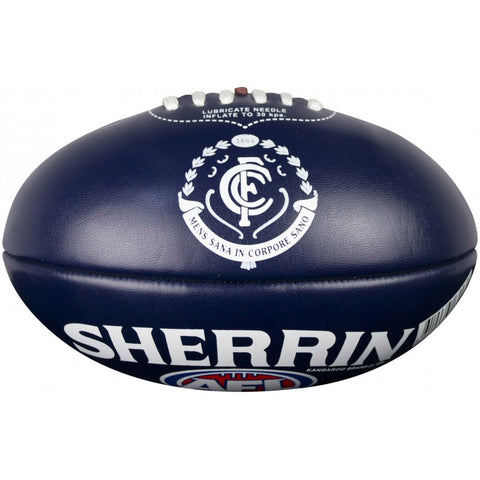 Carlton Blues Sherrin Softie 20cm Football